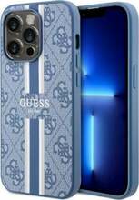 Telefoniümbris Guess 4G Printed Stripes MagSafe GUHMP14LP4RPSB, Apple iPhone 14 Pro, sinine