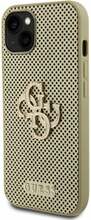 Telefoniümbris Guess Perforated 4G Glitter GUHCP15SPSP4LGD, Apple iPhone 15, kuldne