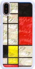 iKins SmartPhone ümbris, Apple iPhone XS/S, mondrian valge