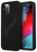 Telefoniümbris Guess GUHCP12LLSVSBK Script Vintage, Apple iPhone 12 Pro Max, must