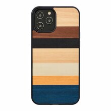 MAN&WOOD ümbris, Apple iPhone 12/12 Pro, province black