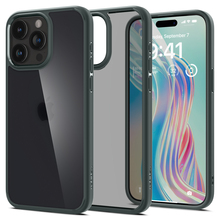 Spigen Ultra Hybrid ümbris, Apple iPhone 15 Pro, tume roheline