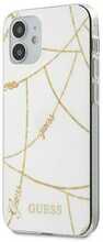Telefoniümbris Guess GUHCP12SPCUCHWH, Apple iPhone 12 mini, valge