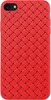 Telefoniümbris Devia Woven Pattern Design Soft Case, Apple iPhone SE2, punane
