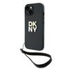 Telefoniümbris DKNY Hardcase Wrist Strap Stock Logo DKHCP15SPBSWSK, Apple iPhone 13/14/15, must