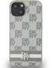Telefoniümbris DKNY PU Leather Checkered Pattern and Stripe, Apple iPhone 15, pruunikaskollane