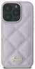 Telefoniümbris Guess Quilted Metal Logo, Apple iPhone 16, helelilla