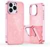 Hurtel Glitter telefoniümbris, Apple iPhone 16, roosa