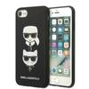 Telefoniümbris Karl Lagerfeld KLHCI8SAKICKCBK Saffiano Ikonik Karl&Choupette Head, Apple iPhone 7/8/SE 2020/SE 2022, must