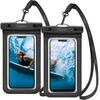 Telefoni veekindel ümbris Spigen Aqua Shield A601, IPX8, must, 2 tk