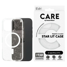 Telefoniümbris Panzer Glass CARE Flagship Case, Apple iPhone 16 Pro, valge