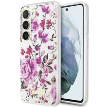 Telefoniümbris Guess Flower Collection GUHCS23SHCFWST, Samsung Galaxy S23, valge