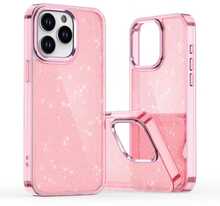Hurtel Glitter telefoniümbris, Apple iPhone 16, roosa