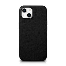 Telefoniümbris iCarer Litchi Premium Leather WMI14220711-BK, Apple iPhone 14 Plus, must