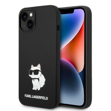 Telefoniümbris Karl Lagerfeld KLHMP14MSNCHBCK Silicone Choupette MagSafe, Apple iPhone 14 Plus, must