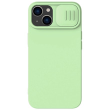 Telefoniümbris Nillkin CamShield Silky Magnetic Silicone, Apple iPhone 14 Plus, roheline