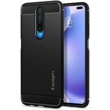 Telefoniümbris Spigen Rugged Armor, Poco X2/Redmi K30, must