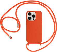 TOPT Strap silikoonümbris, Apple iPhone 13 Pro Max, design 1, oranž