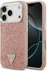 Telefoniükaan Guess Glitter Triangle Logo MagSafe GUHMP17LPFGTSCMP, Apple iPhone 17 Pro, roosa