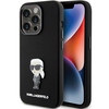 Karl Lagerfeld Ikonik Metal Pin silikoonümbris KLHCP15LSMHKNPK, Apple iPhone 15 Pro, must
