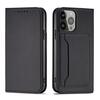 Telefoniümbris Magnet Card Case, Samsung Galaxy S23+, flip cover wallet stand, must, Hurtel