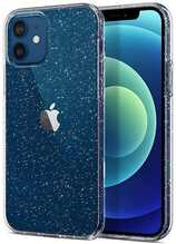 Telefoniümbris Crystal Glitter TOPT, Apple iPhone 12 Pro Max, hõbe