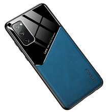 Telefoniümbris Mocco Lens Leather Back Case, Apple iPhone 12, sinine