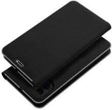 Telefoniümbris OEM LUNA Book Carbon, Apple iPhone 14 Pro, must