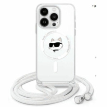 Telefoniümbris Karl Lagerfeld KLHMP16LHCCHNT, Apple iPhone 16 Pro, läbipaistev