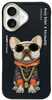 Telefoniümbris Nimmy GLASSES COOL DOG, Apple iPhone 16, must
