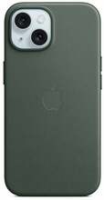 Telefoniümbris Apple iPhone 15 FineWoven Case with MagSafe, Evergreen