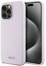 Telefoniümbris DKNY Liquid Silicone Small Metal Logo MagSafe DKHMP15XSMCHLP, Apple iPhone 15 Pro Max, roosa