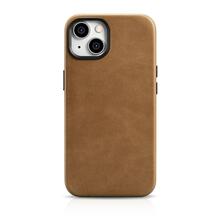 Telefoniümbris iCarer Oil Wax Premium Leather WMI14220703-TN, Apple iPhone 14 Plus, pruun