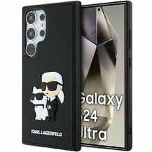Telefoniümbris Karl Lagerfeld KLHCS24L3DRKCNK 3D Rubber, Samsung Galaxy S24 Ultra, must