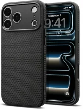 Spigen Liquid Air ümbris, Apple iPhone 17 Pro/18 Pro, must matt