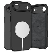 Tech-Protect Silicone MagSafe ümbris, Apple iPhone 17 Air, must