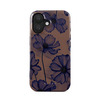 Telefoniümbris Burga Velvet Night Tough, Apple iPhone 16, tume lilla