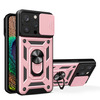Telefoniümbris Hurtel Hybrid Armor Camshield, Apple iPhone 15 Pro, roosa