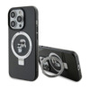 Telefoniümbris Karl Lagerfeld Ring Stand Karl&Choupette MagSafe KLHMP14LHMRSKCK, Apple iPhone 14 Pro, must