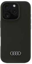 Telefoniümbris Audi Silicone AU-LSRIP16P-Q3/D1-BK, Apple iPhone 16 Pro, must