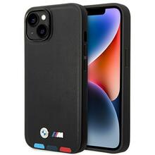 Telefoniümbris BMW Leather Stamp Tricolor BMHCP14M22PTDK, Apple iPhone 14 Plus, must