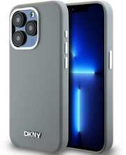 Telefoniümbris DKNY Liquid Silicone MagSafe, Apple iPhone 15 Pro, hõbedane