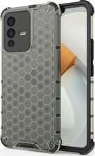 Telefoniümbris Hurtel Honeycomb, Vivo V23 5G, must
