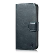 Telefoniümbris iCarer Oil Wax Wallet 2in1, Apple iPhone 14 Pro Max, sinine