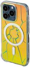 Telefoniümbris Kingxbar PQY Crack Series MagSafe silikoon, Apple iPhone 15 Pro, holograafiline