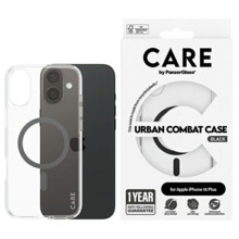 Telefoniümbris Panzer Glass CARE Flagship Case, Apple iPhone 16 Plus, must