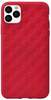 Telefoniümbris Devia Woven2 Pattern Design Soft Case, Apple iPhone 11 Pro, punane