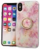 Telefoniümbris Fusion Accessories Marble Ring Back Case, Apple iPhone 11 Pro, roosa