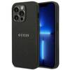 Telefoniümbris Guess GUHCP14LPSASBBK Saffiano Strap, Apple iPhone 14 Pro, must