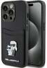 Telefoniümbris Karl Lagerfeld Saffiano Cardslot KLHCP15LSAPKCNPK, Apple iPhone 15 Pro, must